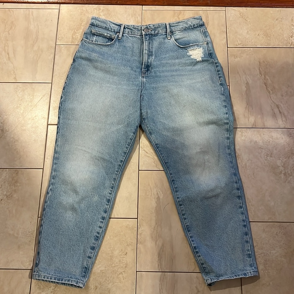Good American Good Icon Straight Jeans - Picture 7 of 7